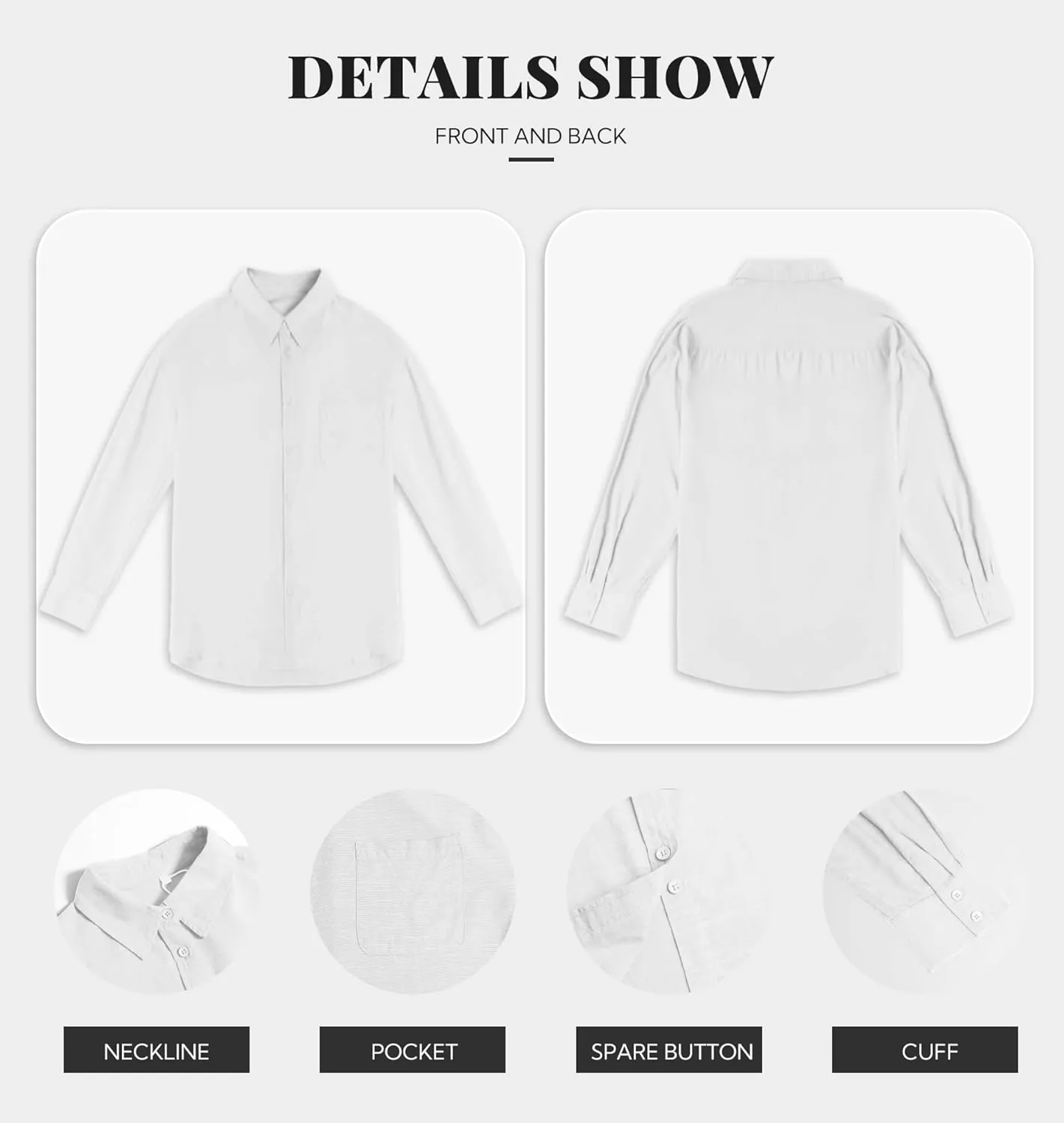 Button Down Shirts for Women Long Sleeve Dress Blouse Casual Solid Office Work Tops