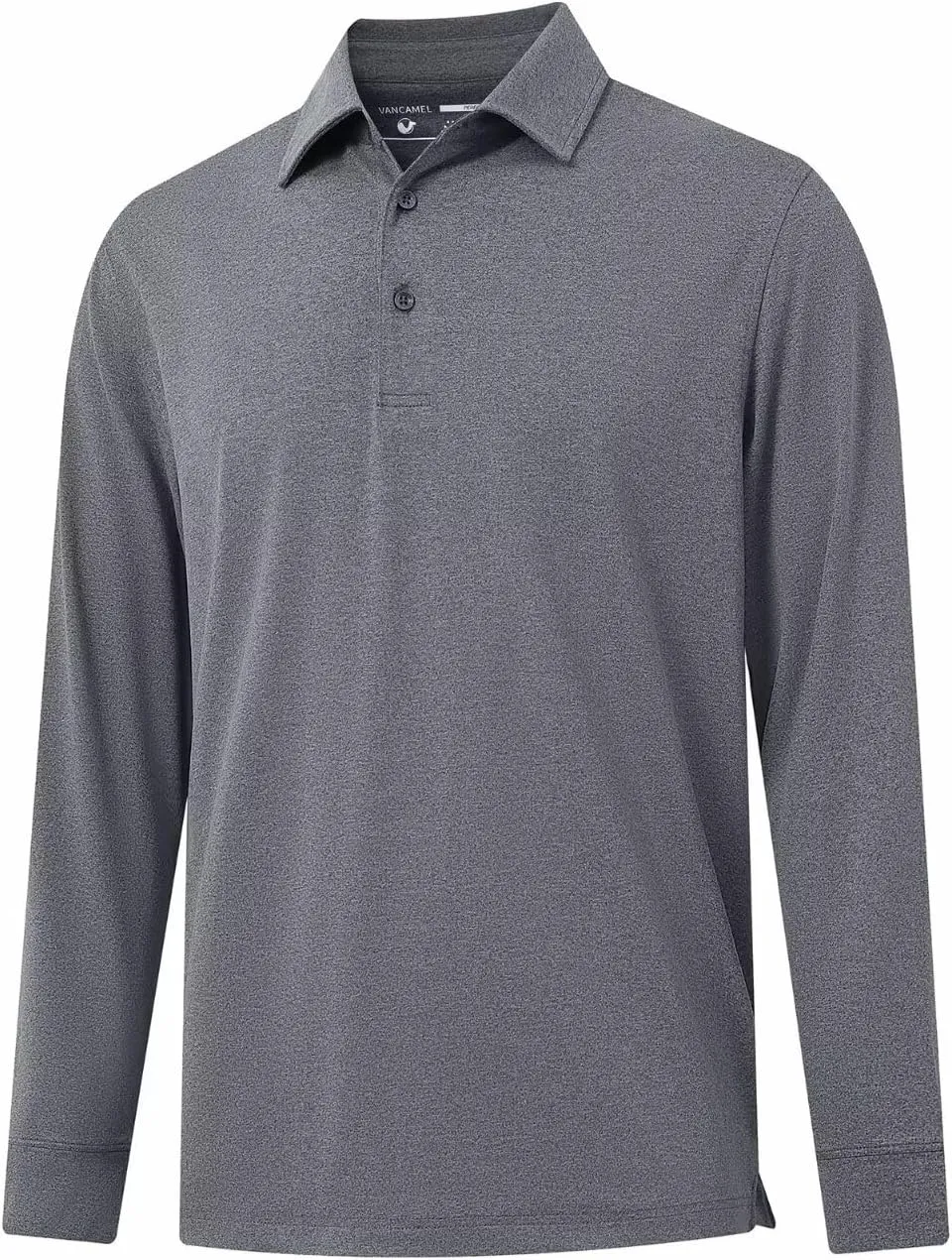 Mens Long Sleeve Classic Polo Shirts Casual Fashion Polo Shirts Office Work Golf Shirts for Men