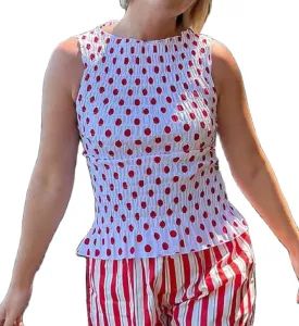 Summer Ruffle Hem Tops for Women Sleeveless Shirred Tank Tops Y2k Slim Fit Going Out Crop Tee Top