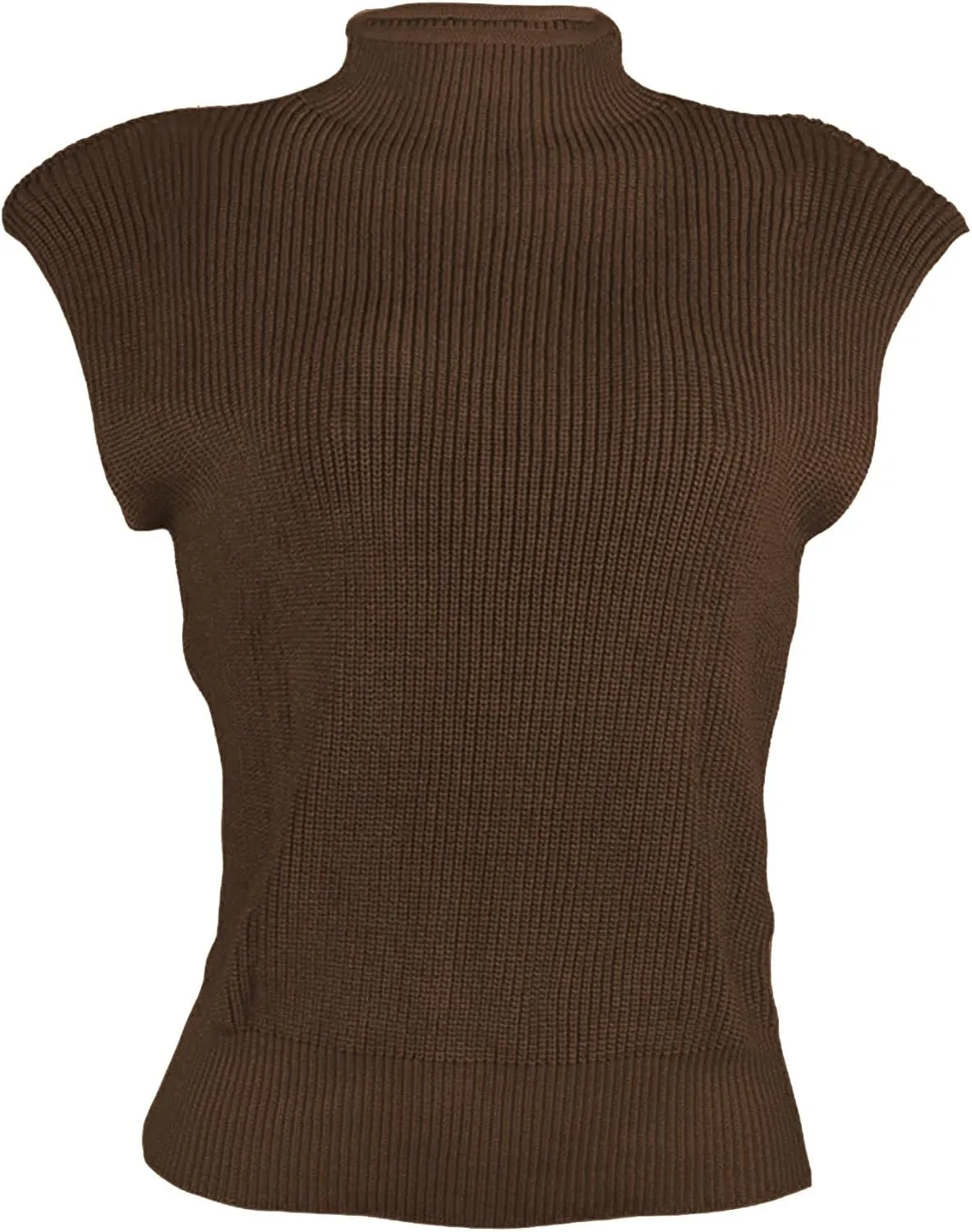 xxxiticat Women's Cap Sleeve Sweater Vest Mock Neck Knit Pullover Tank Shirt 2025 Trendy Spring Summer Sleeveless Cute Top